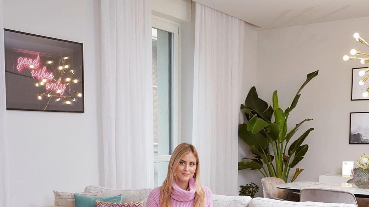 Valentina Ferragni en su apartamento