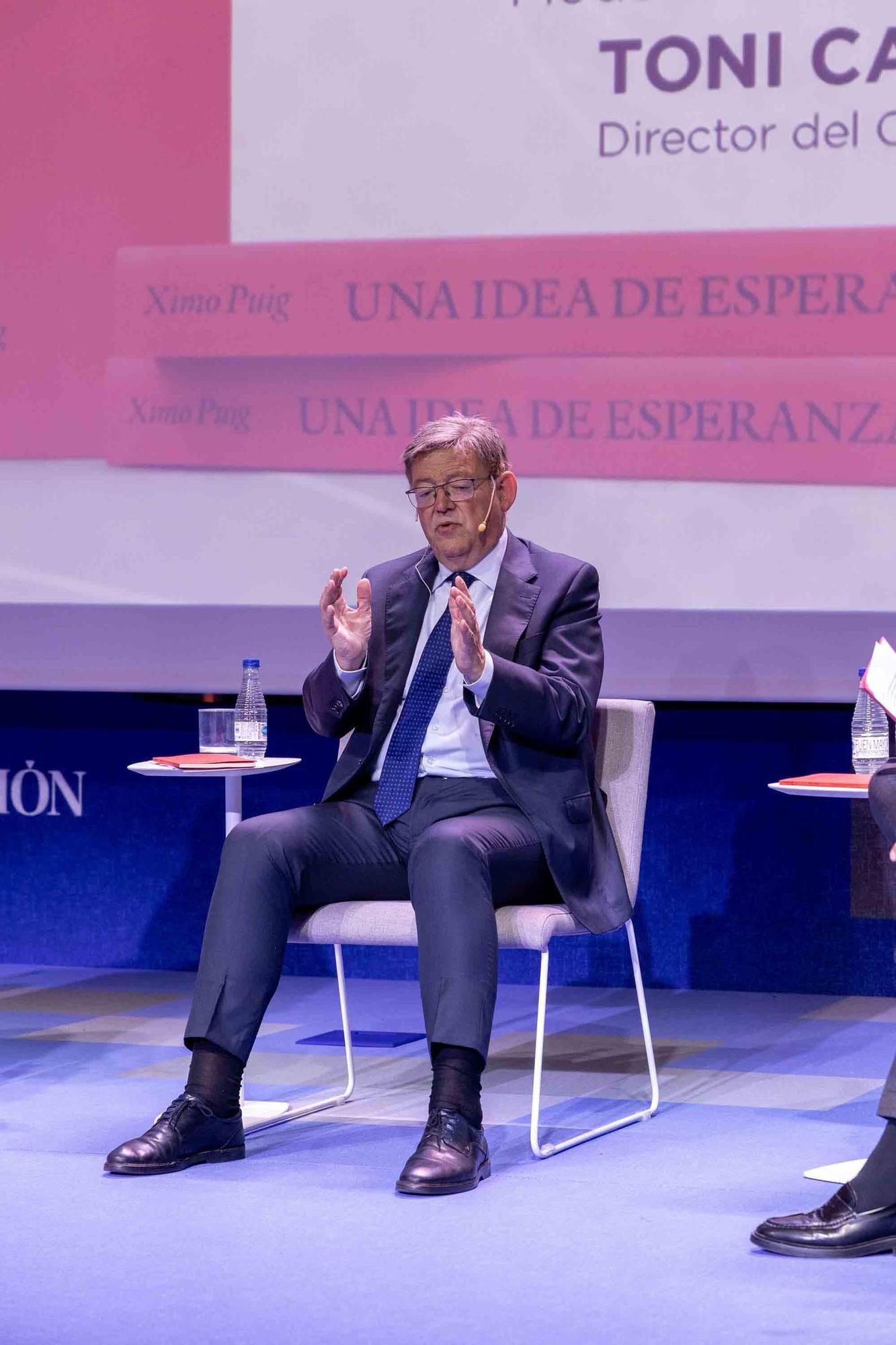 Presentación del libro de Ximo Puig "Una Idea de esperanza" en el Club Información