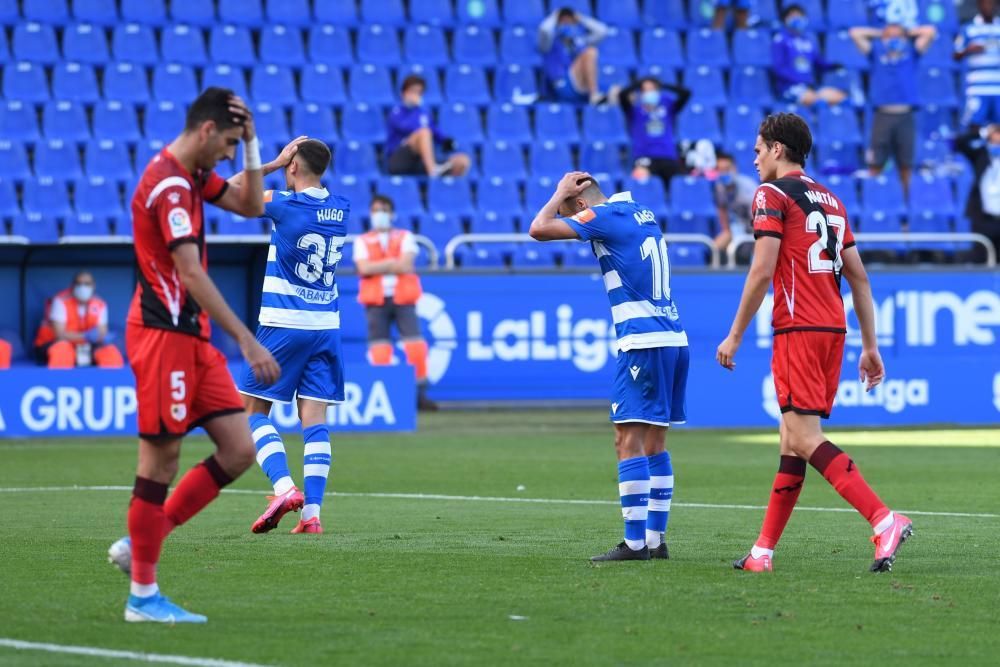 El Dépor rescata un punto ante el Rayo: 3-3