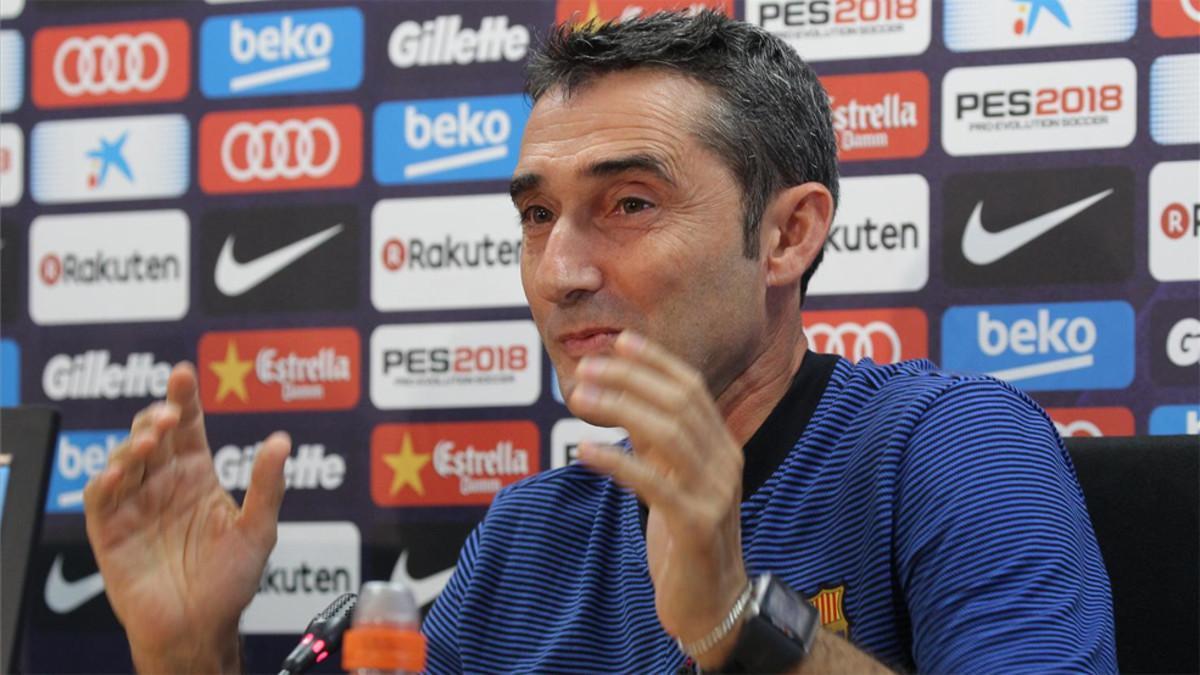 Valverde se mostró optimista antes del derbi ante el Espanyol
