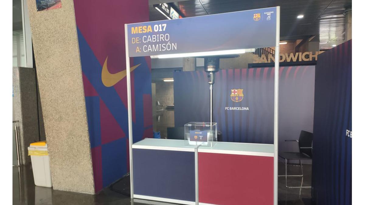 Aquí votarán los candidatos a la presidencia del Barça