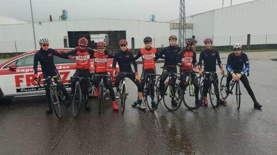 Primer entreno del equipo. // FdV