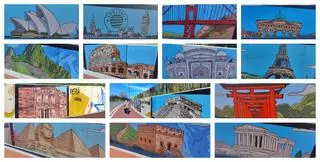 Así es el grafiti más internacional de Siero