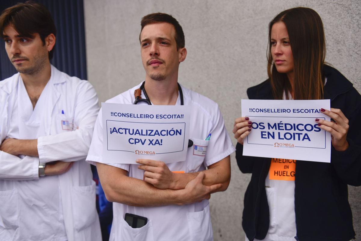 El conselleiro de Sanidade cifra en el 20% el seguimiento de la huelga de médicos convocada a nivel estatal contra el Estatuto Marco.