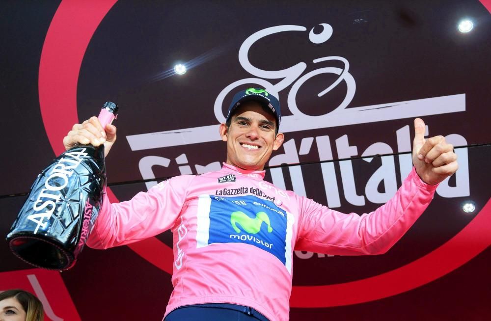 El costarricense Andrey Amador es el nuevo líder del Giro.