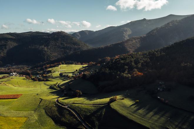 Vista aérea del Valle de Paredes