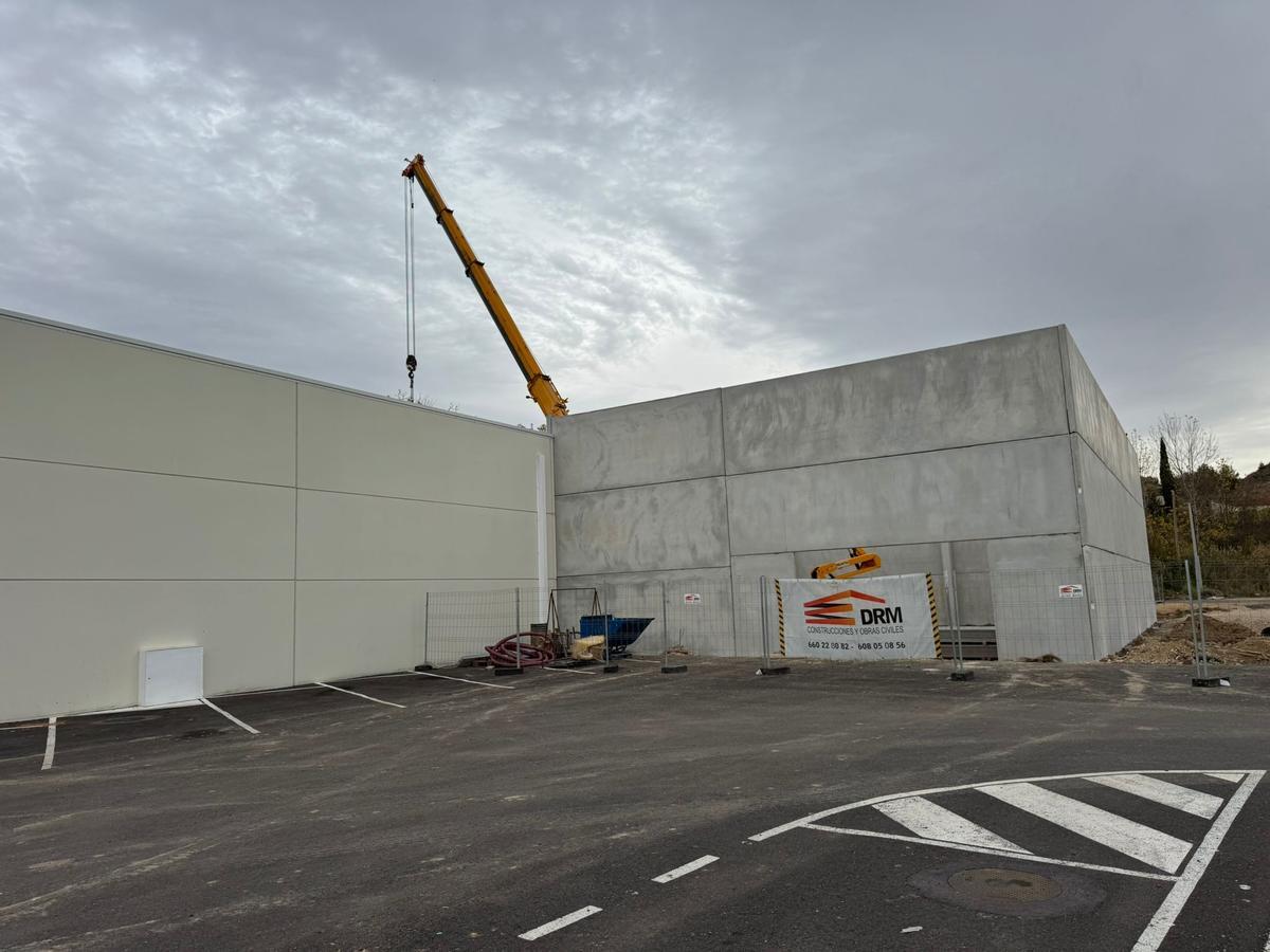 Obras de Jysk en Calatayud