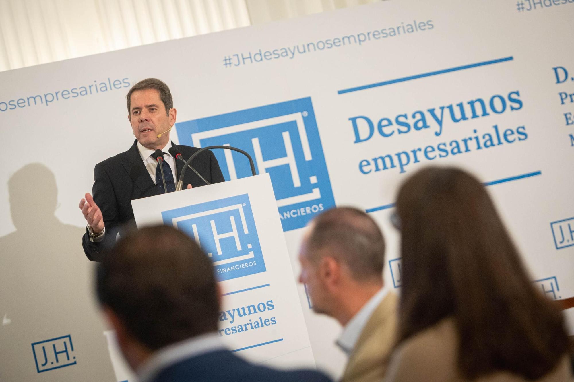 Conferencia de Gerardo Cuerva, presidente de Cepyme, en la I edición de los Desayunos Empresariales organizado por JH Asesores Financieros