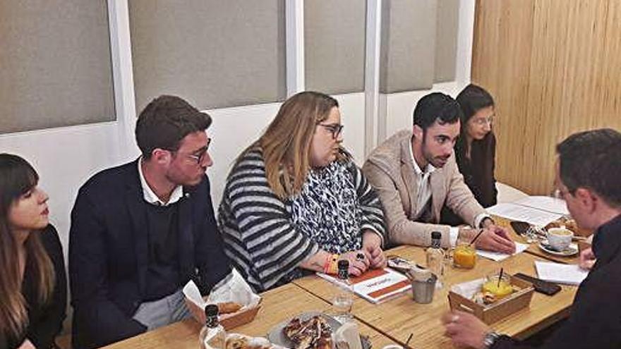 La presentació del programa de Ciutadans, ahir, a Girona.