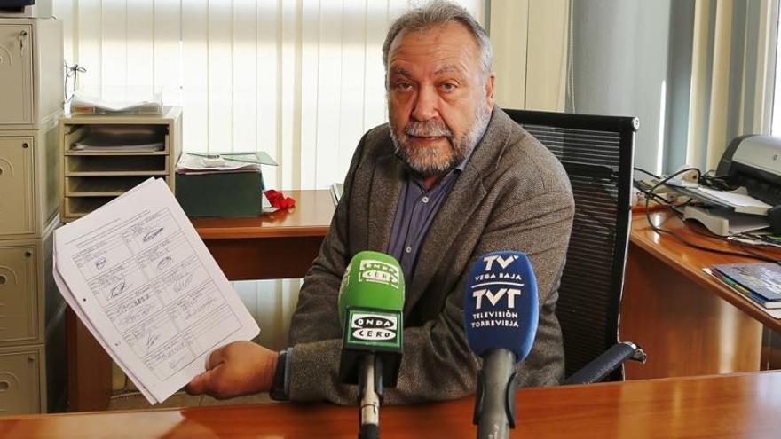 Andrés Navarro, en la sede de su campaña electoral a las municiapales
