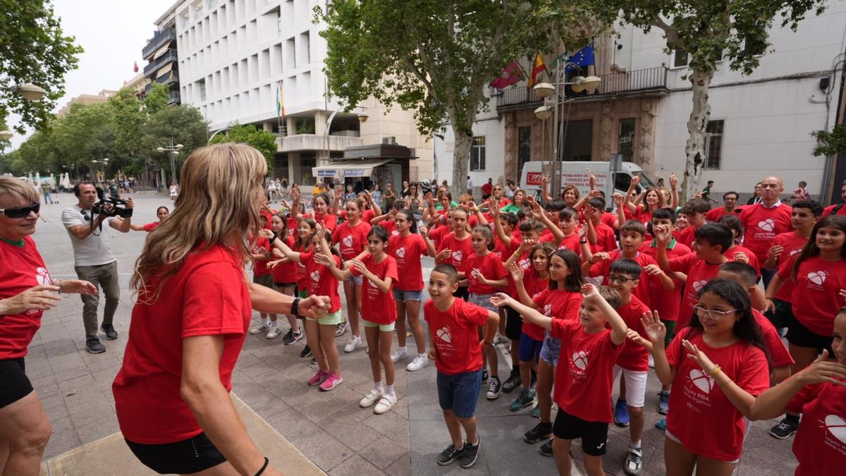 El 'flashmob' por la donación de órganos, en imágenes