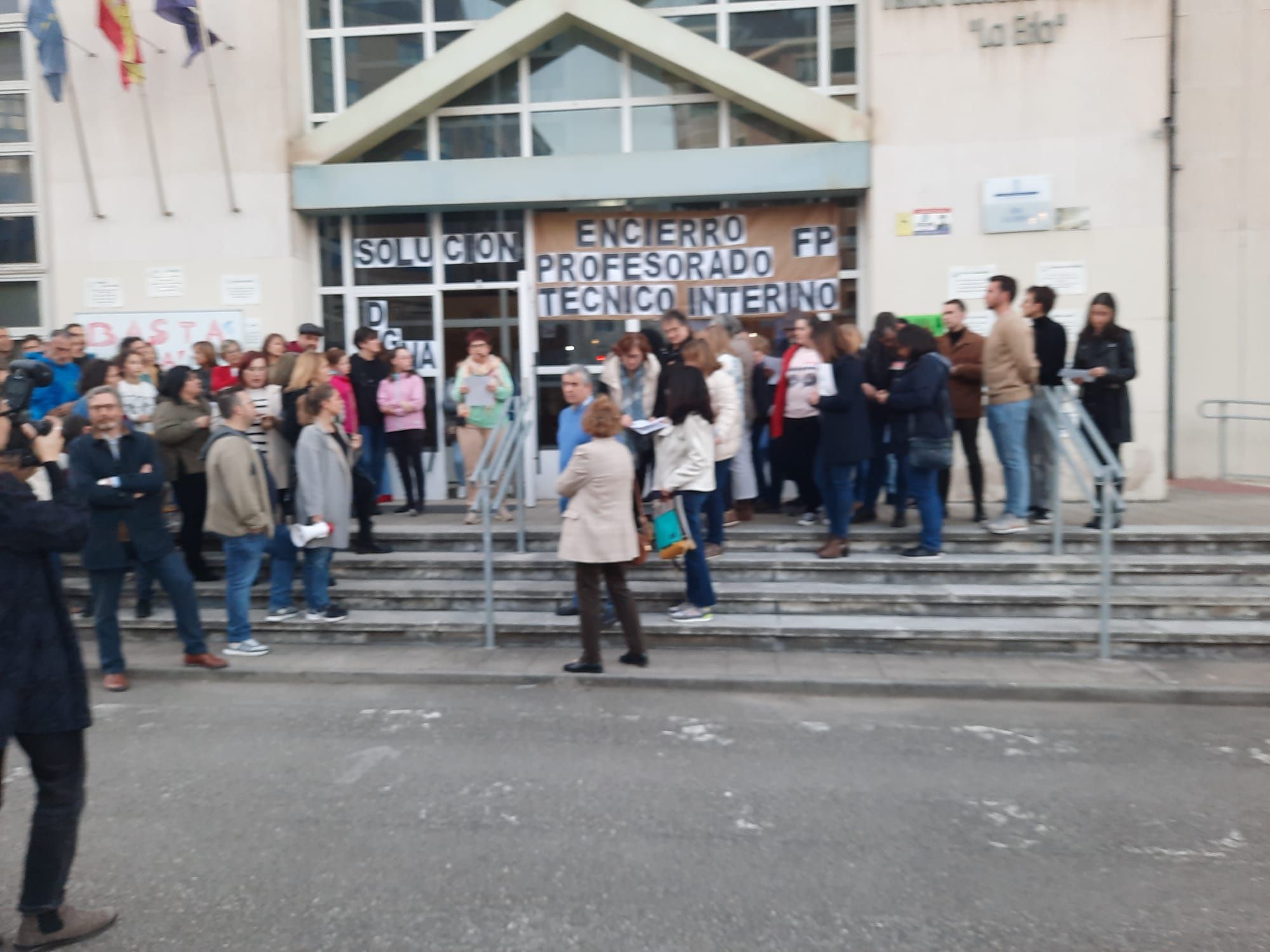 Comienza el encierro de los profesores de FP en Oviedo