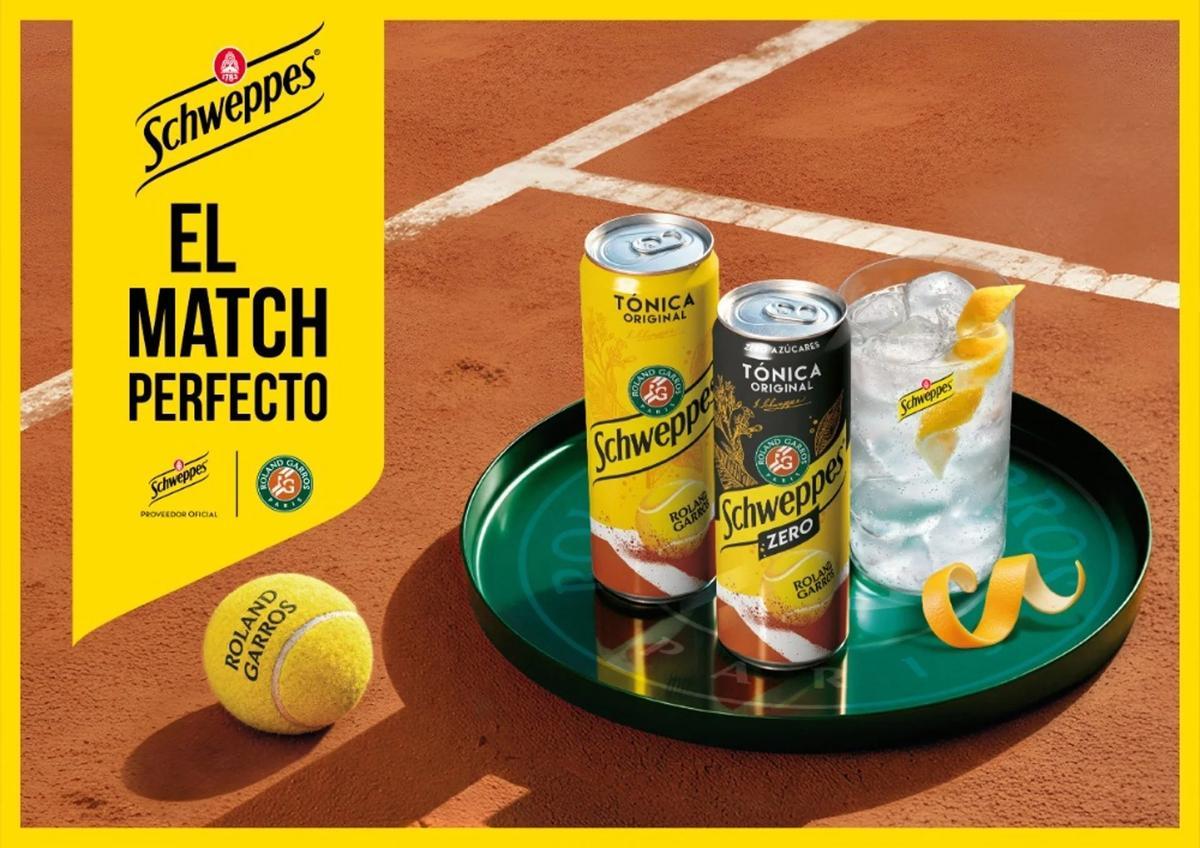 De tu súper a Roland Garros: juega tu partido con Schweppes