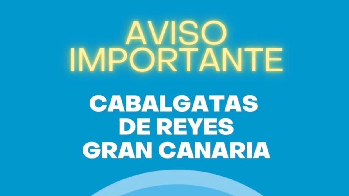 ¿Se suspende la Cabalgata de Reyes en Gran Canaria? Esto es lo que dicen los ayuntamientos tras la lluvia