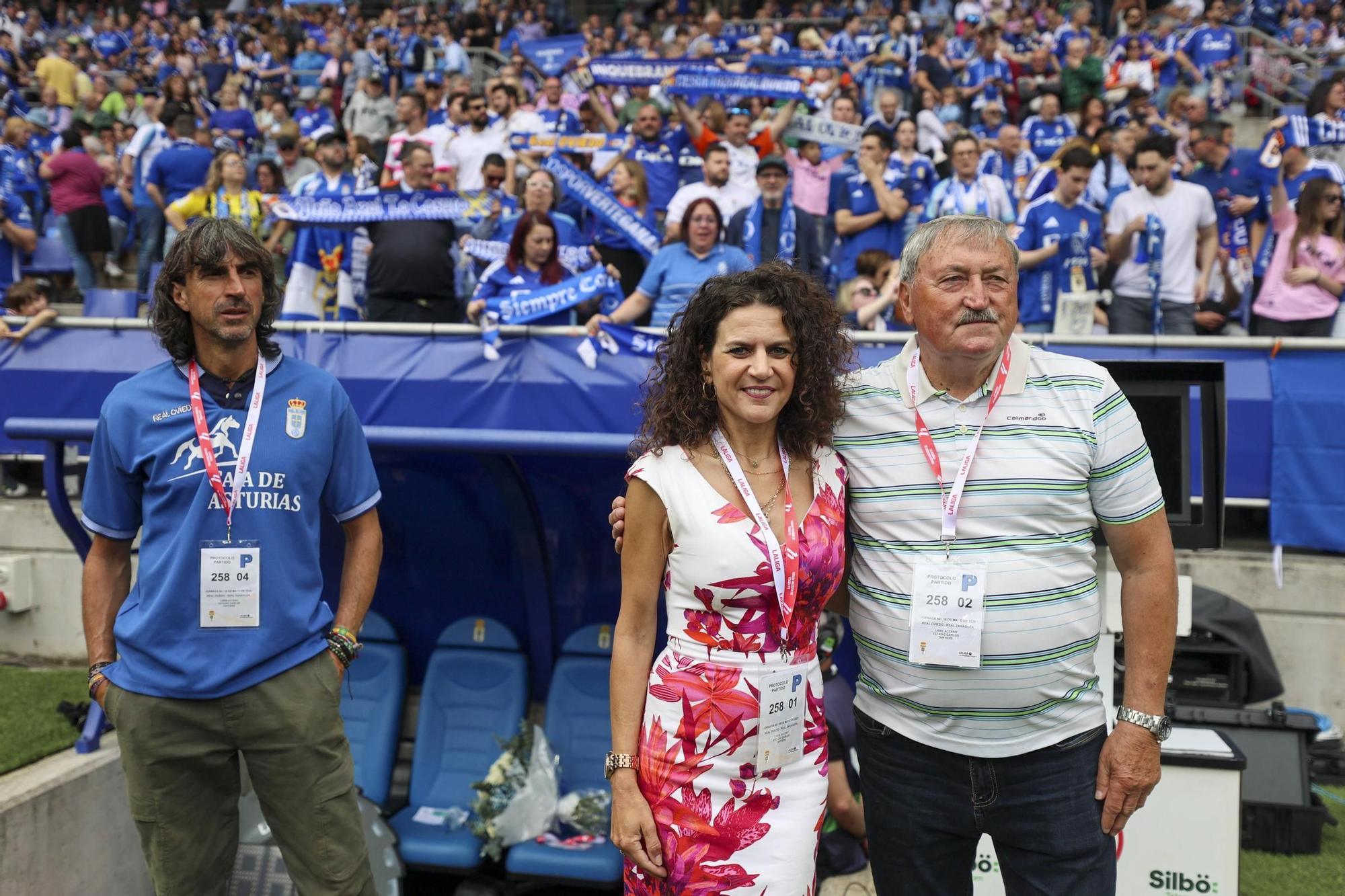 EN IMÁGENES: Ambientazo en la valiosa victoria del Oviedo contra el Zaragoza