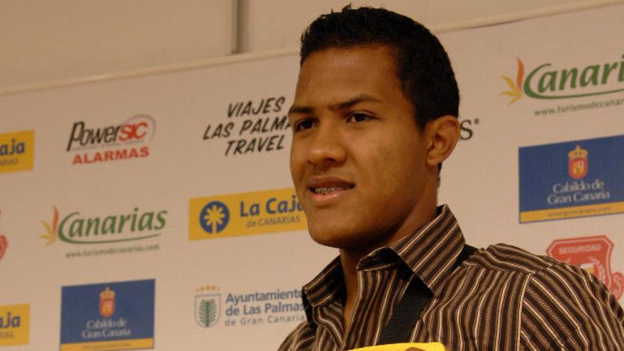 Salomón Rondón, en su etapa en la UD.