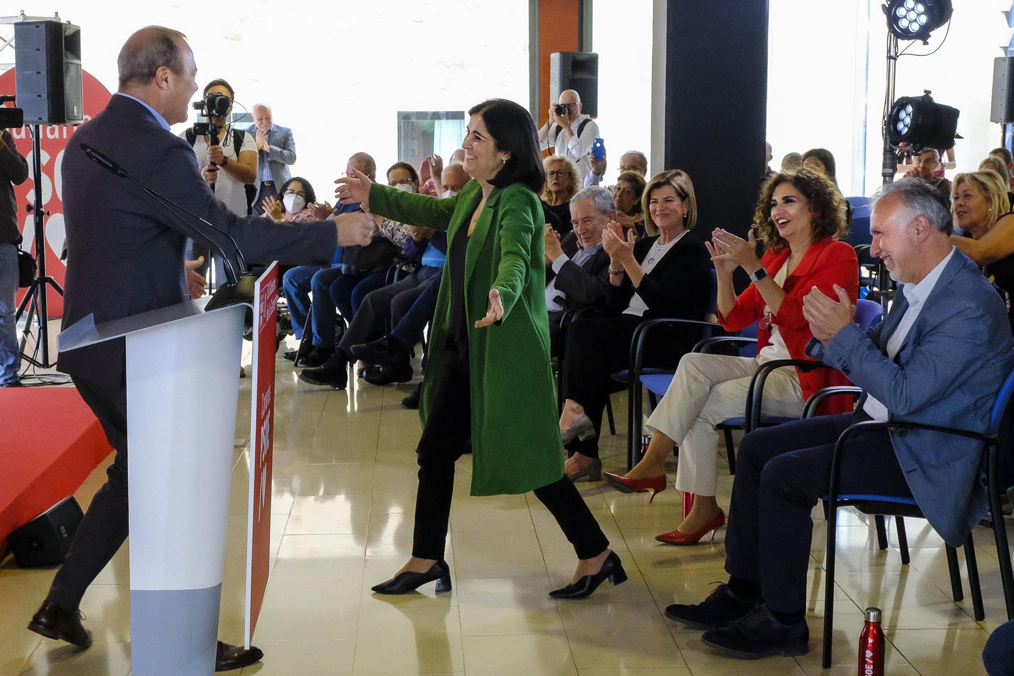 Carolina Darias presenta su candidatura a la alcaldía de la capital grancanaria