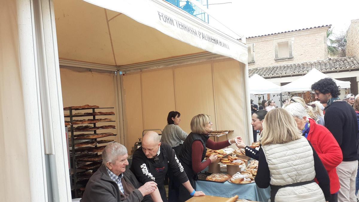En la Fira de l’Ensaïmada de Santanyí, el pasado 28 de marzo. Semanas después manifestó que ésta sería la última vez en asistir.