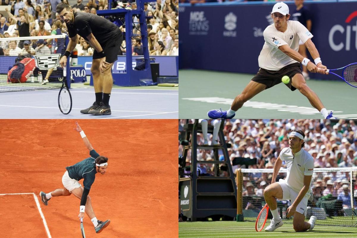Djokovic, De Miñaur, Musetti y Fritz usan zapatillas ASICS en competición