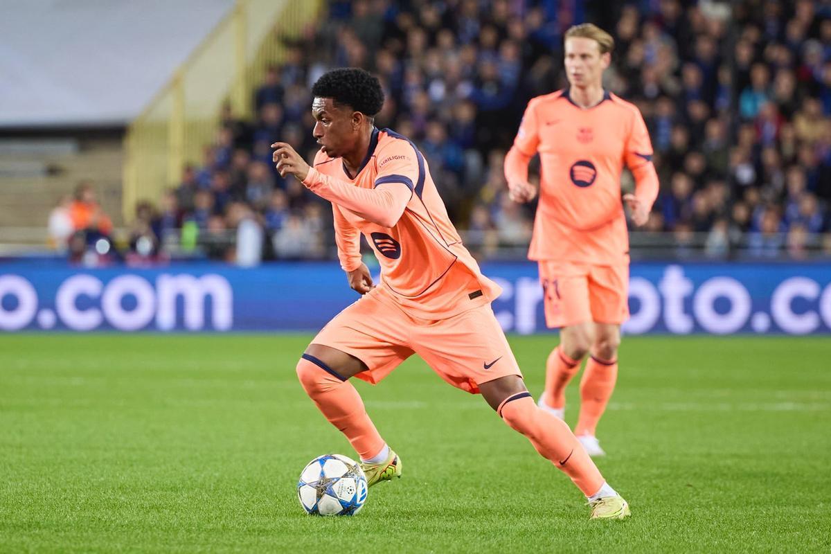 Balde, en el partido ante el Brujas