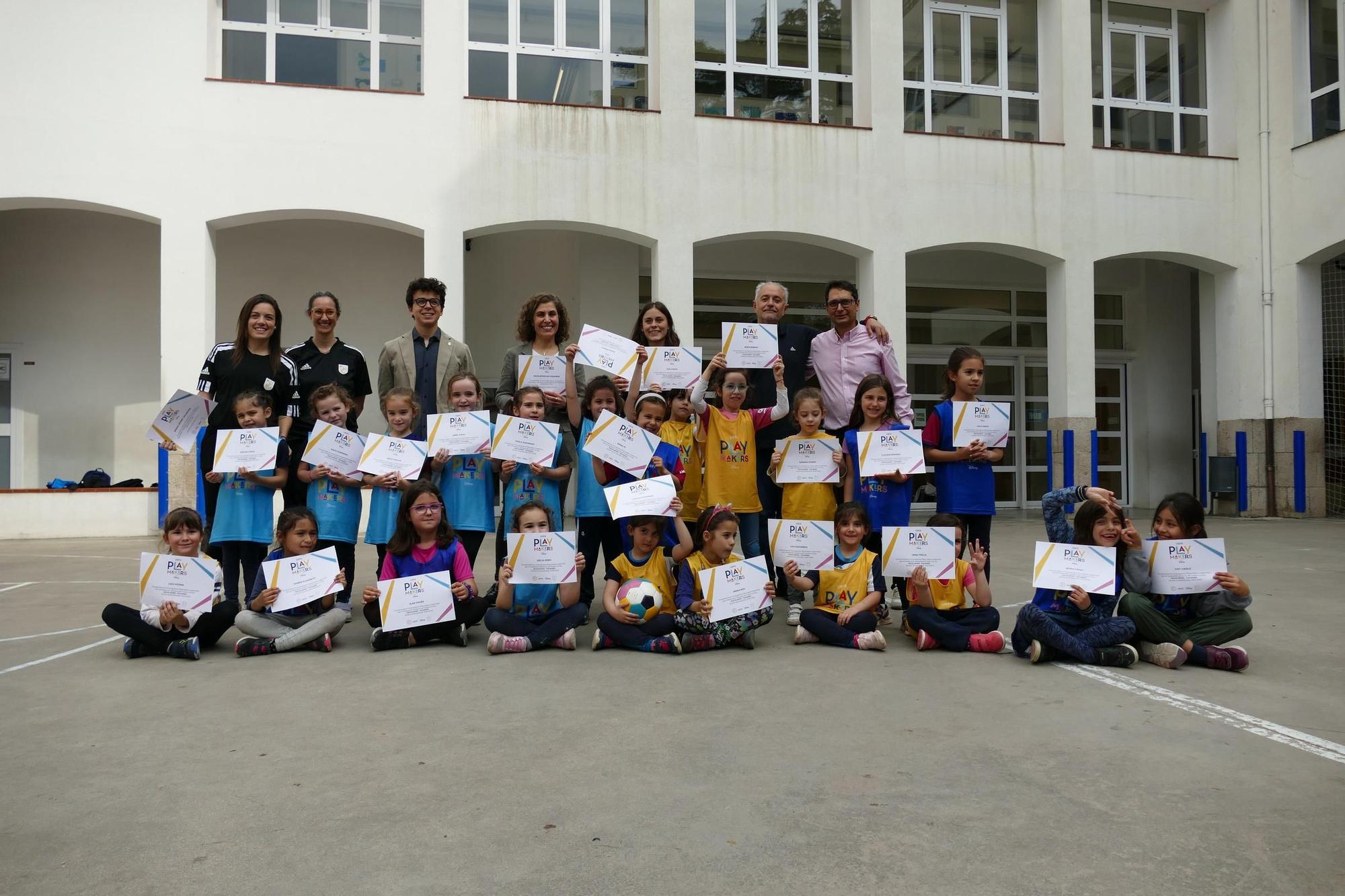 Les Playmakers de les Escolàpies finalitzen el seu primer curs amb tres partits