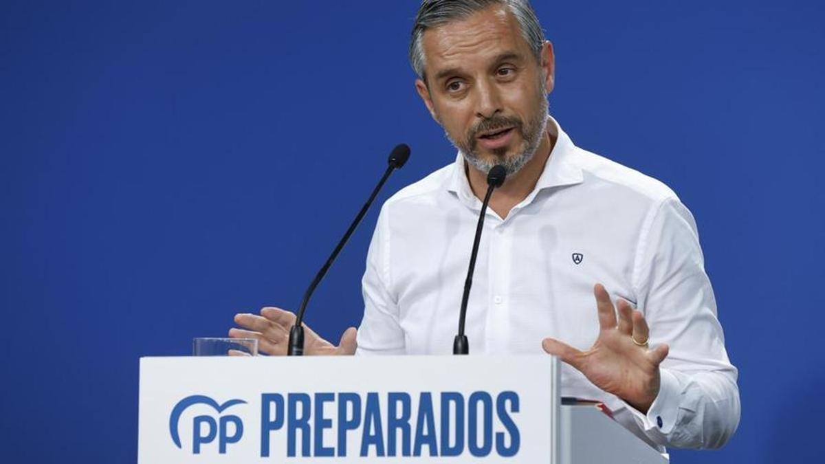 El vicesecretario de Economía del PP, Juan Bravo.