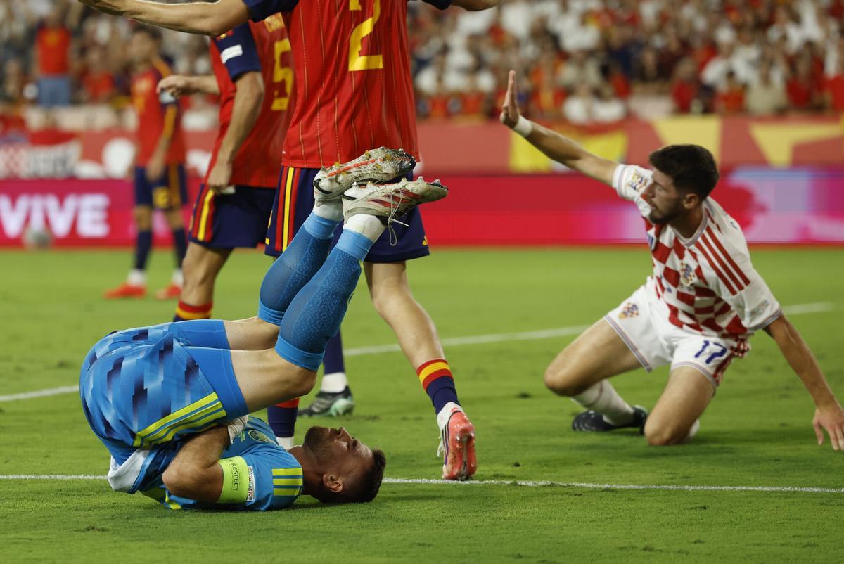 UEFA Nations League: España - Croacia, en imágenes. UEFA Nations League: España - Croacia, en imágenes.