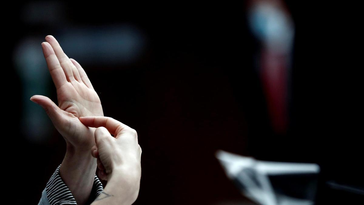 Junto a intérpretes para variados idiomas, los juzgados también recurren a los de signos.