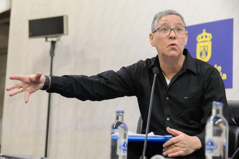 Jack Halberstam, profesor de la Universidad del Sur de California, profesor visitante en la Universidad de Columbia y una de las voces más reconocidas internacionalmente en teoría queer y estudios de género ofrece en el Cabildo de Gran Canaria la charla ?Trans*, más allá de los derechos y el reconocimiento?.  | 17/01/2019 | Fotógrafo: Tony Hernández