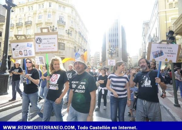 CASTELLÓN SALE A LA CALLE EN PRO DE LA EDUCACIÓN