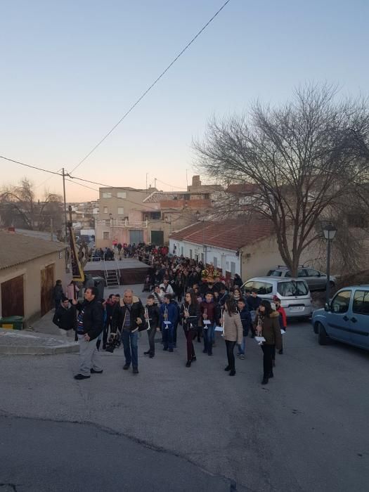 San Blas prende las hogueras de Bullas