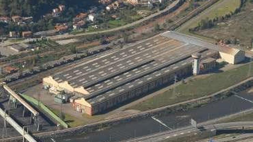 Vista aérea de la planta.