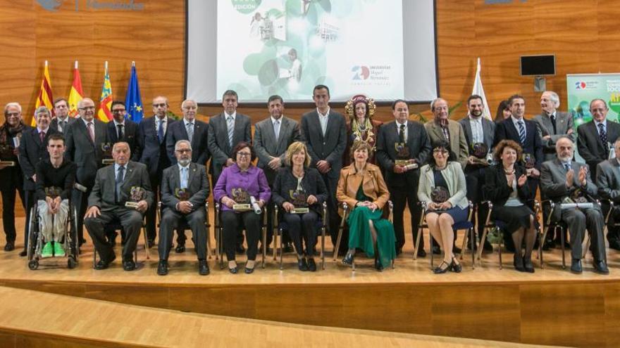 Los premiados por el Consejo Social de la UMH.