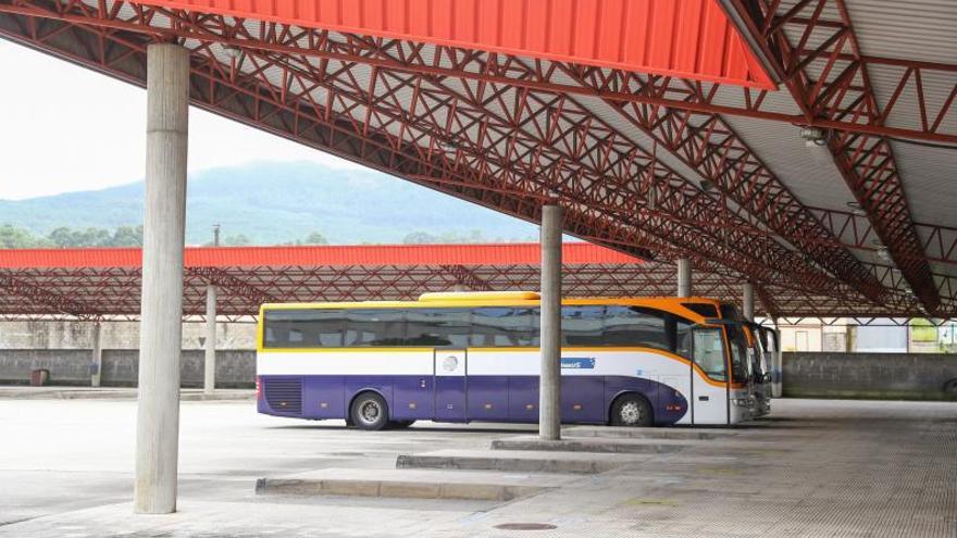 Estación de autobuses de Vilagarcía de Arousa en el día de ayer. |   // IÑAKI ABELLA