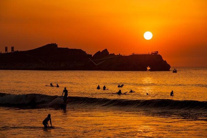 Playa de Salinas, Asturias