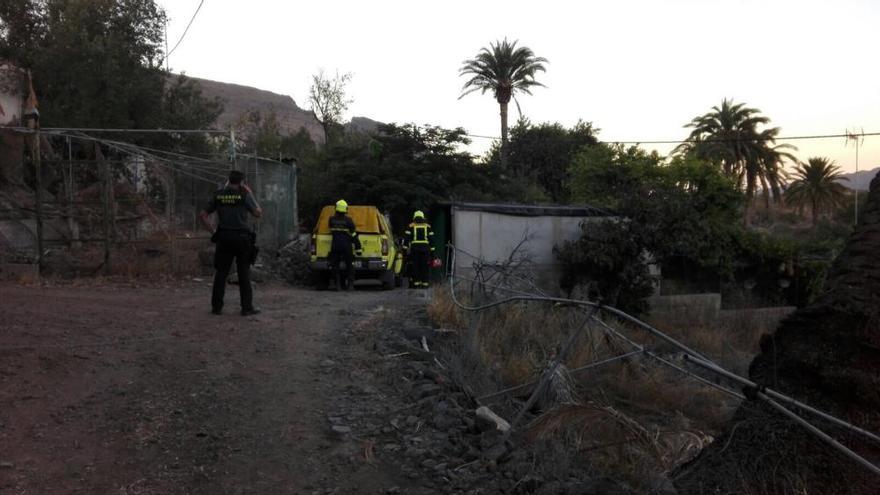 Finca de Santa Lucía de Tirajana donde ha fallecido un agricultor