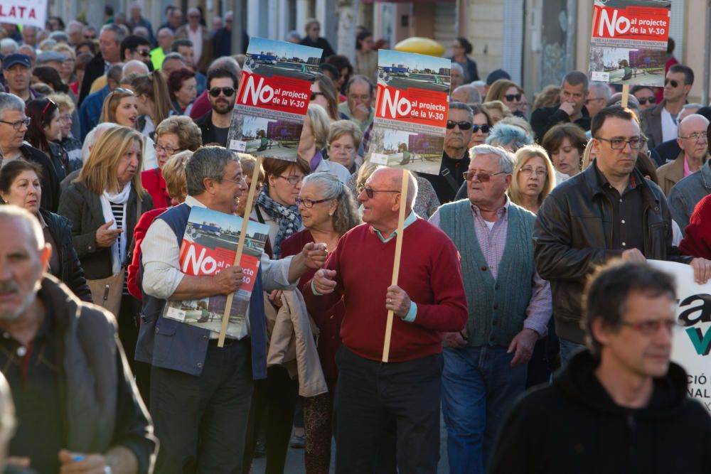 Xirivella dice no a la ampliación de la V30