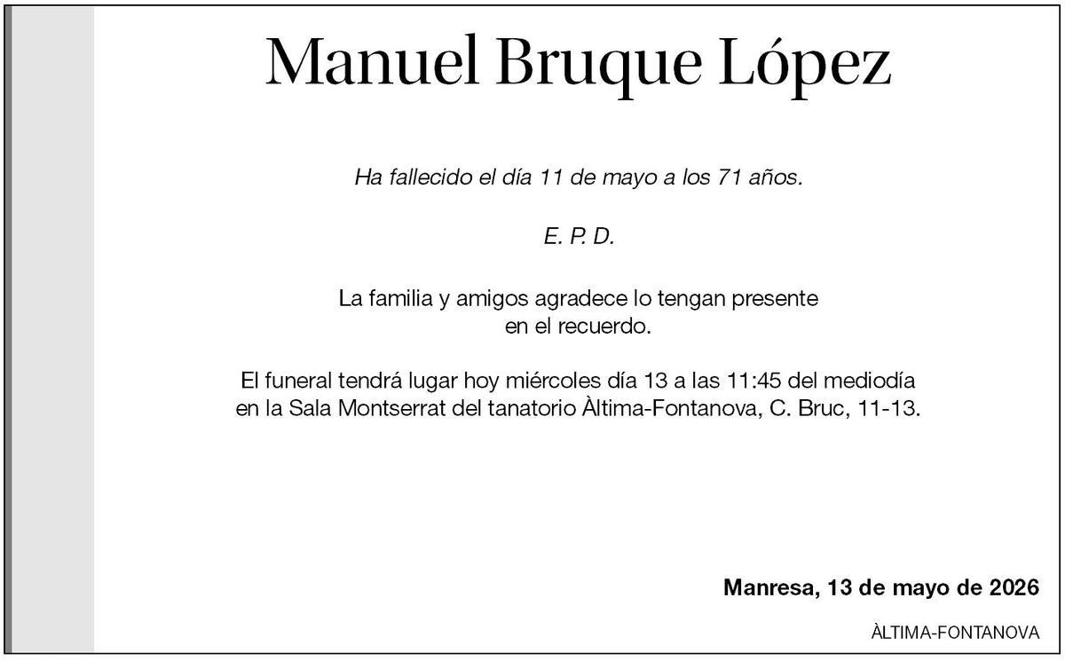 Manuel Bruque López