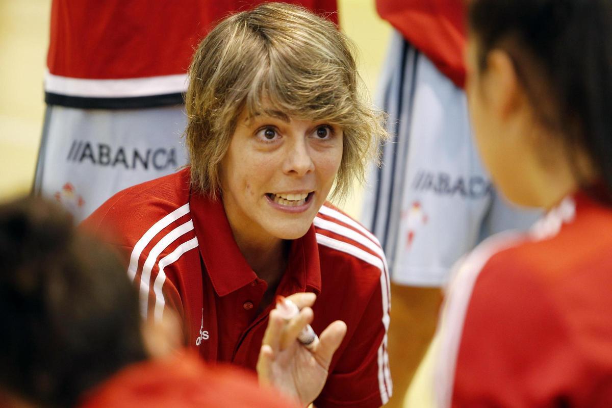 La ya entrenadora del Celta, Cristina Cantero, en 2015 La ya entrenadora del Celta, Cristina Cantero, en 2015