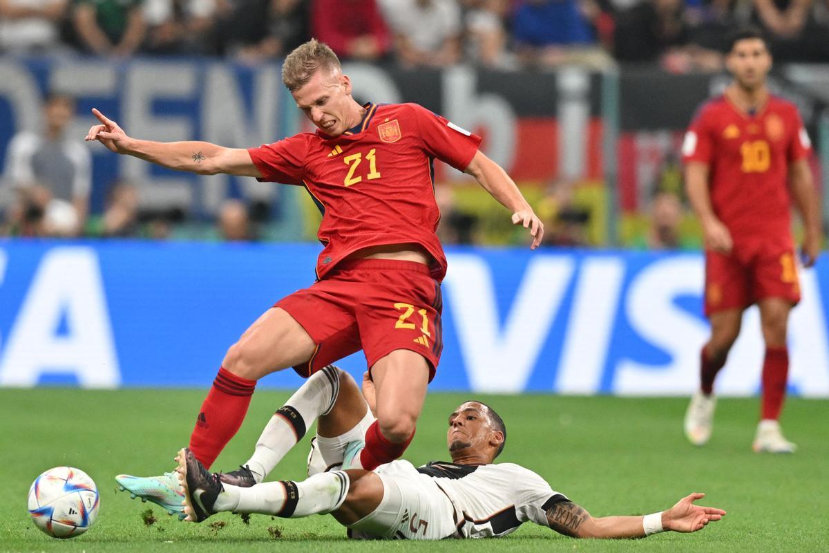 Fase de grupos del Mundial de Fútbol Qatar 2022 entre España y Alemania en el estadio Al Bait en Al Khor (Catar)