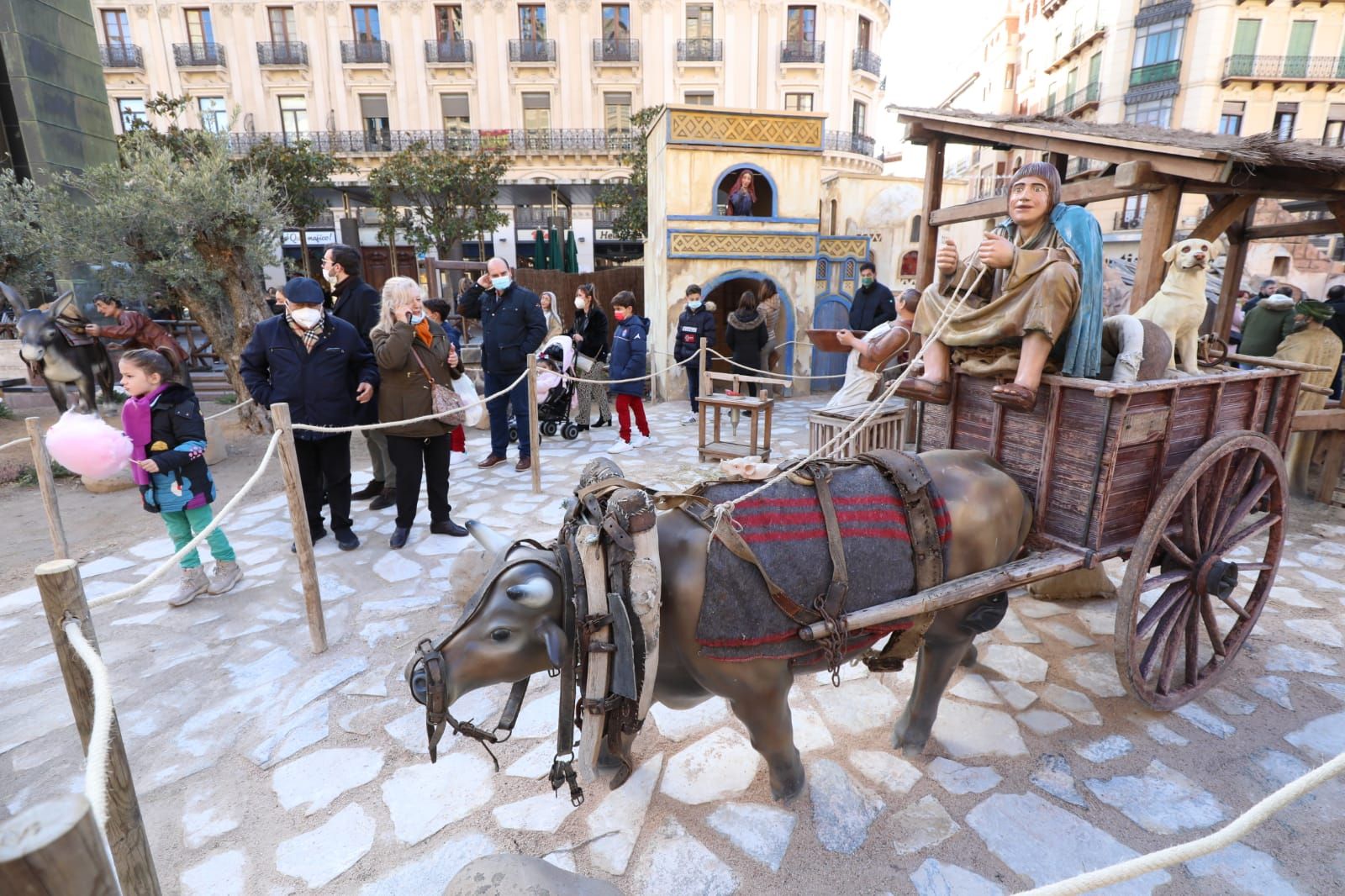 La Navidad se vive en la plaza del Pilar