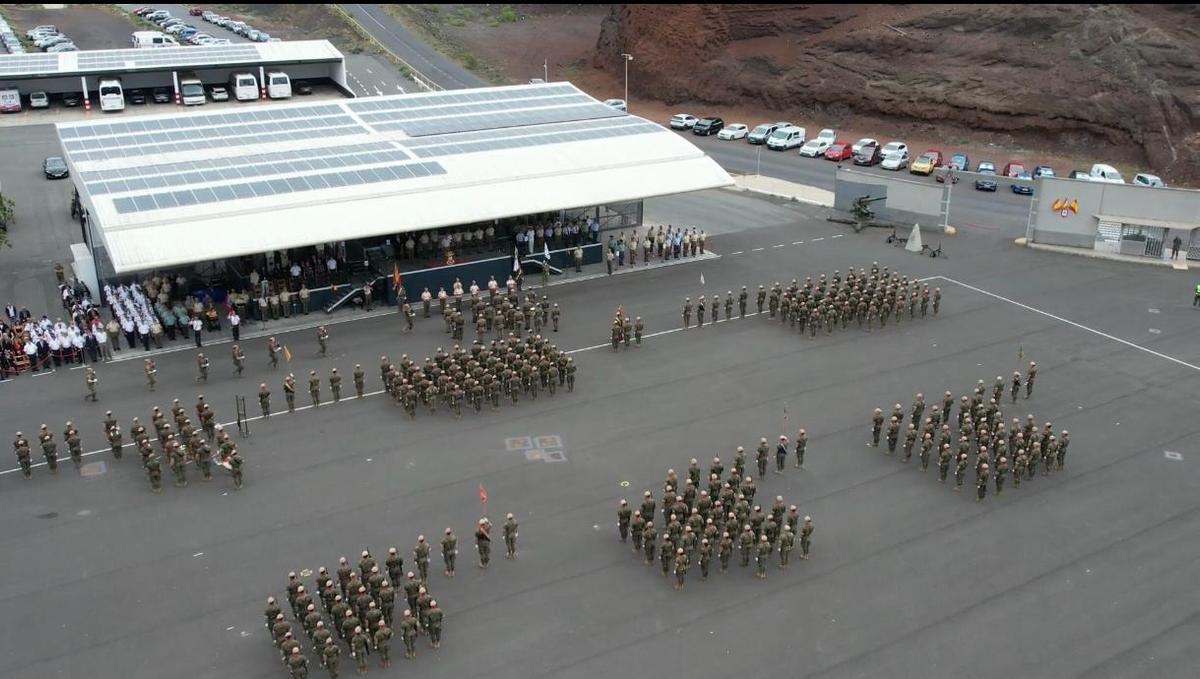 Ejercicios militares de la Brigada Canarias XVI