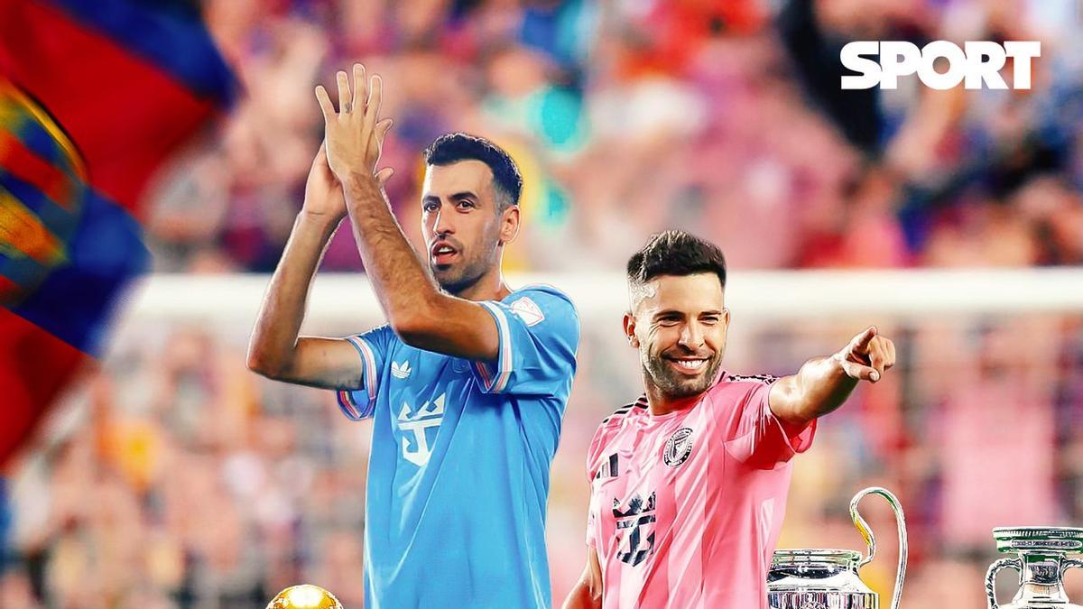 Bonita y merecida despedida para Sergio Busquets y Jordi Alba con un triunfo histórico.