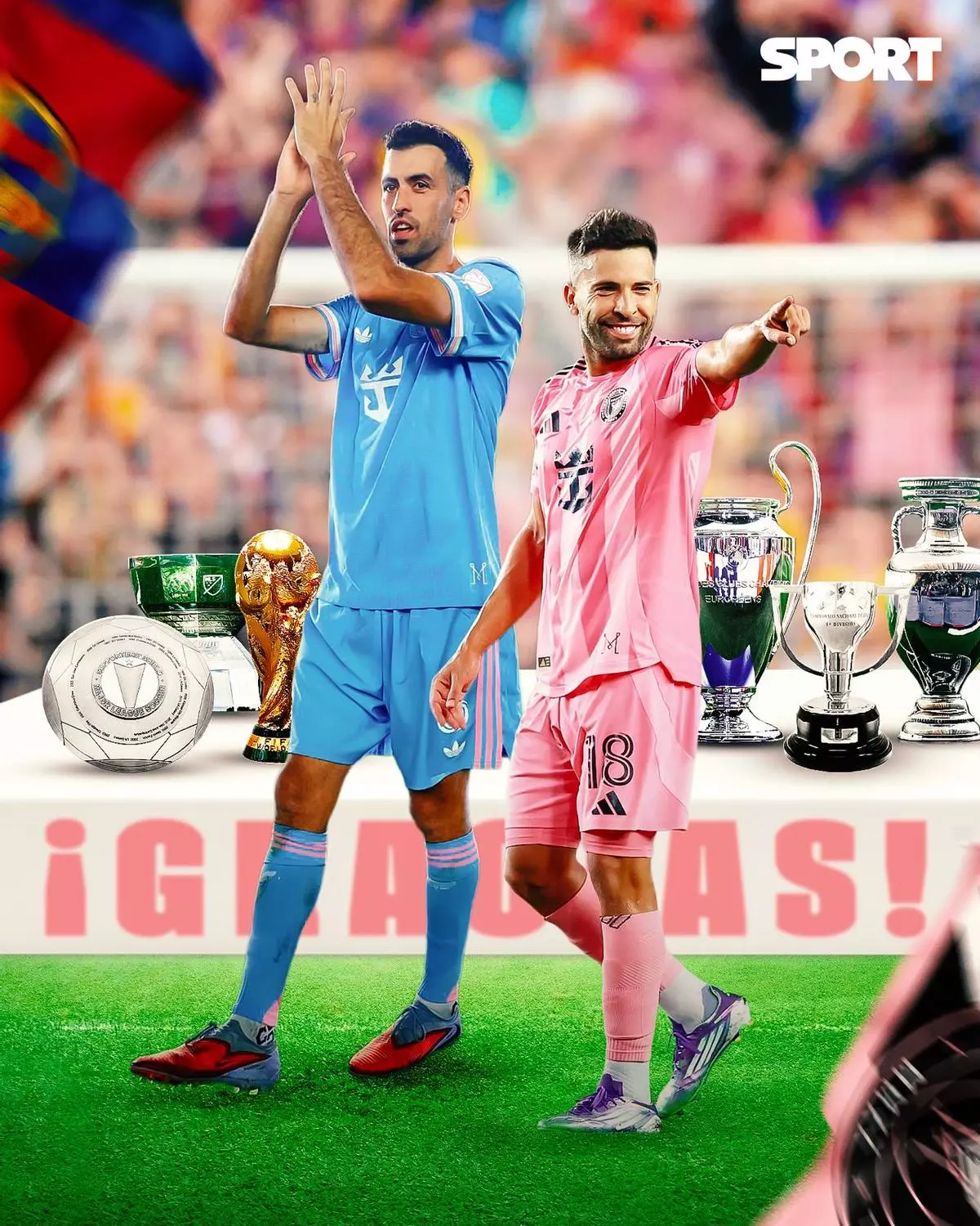 Adiós a dos leyendas del mejor Barça: Busquets y Jordi Alba cierran su carrera con un título histórico