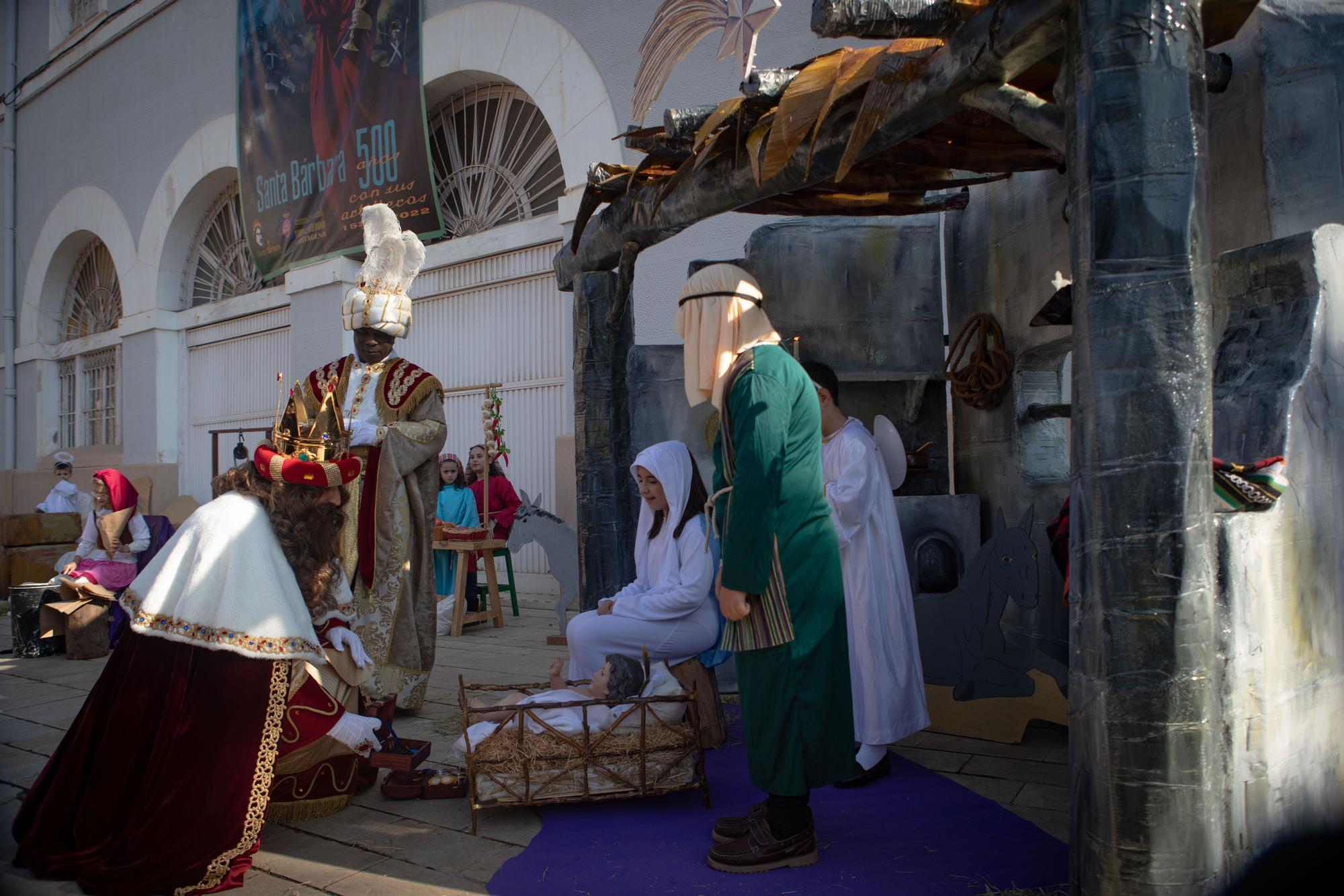 Los Reyes Magos desembarcan en Cartagena