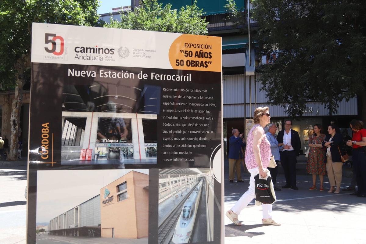 El Colegio de Ingenieros de Caminos inaugura una exposición en el Bulevar