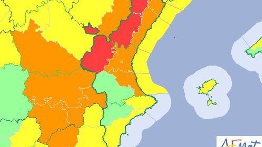 Sigue activa la alerta en Valencia