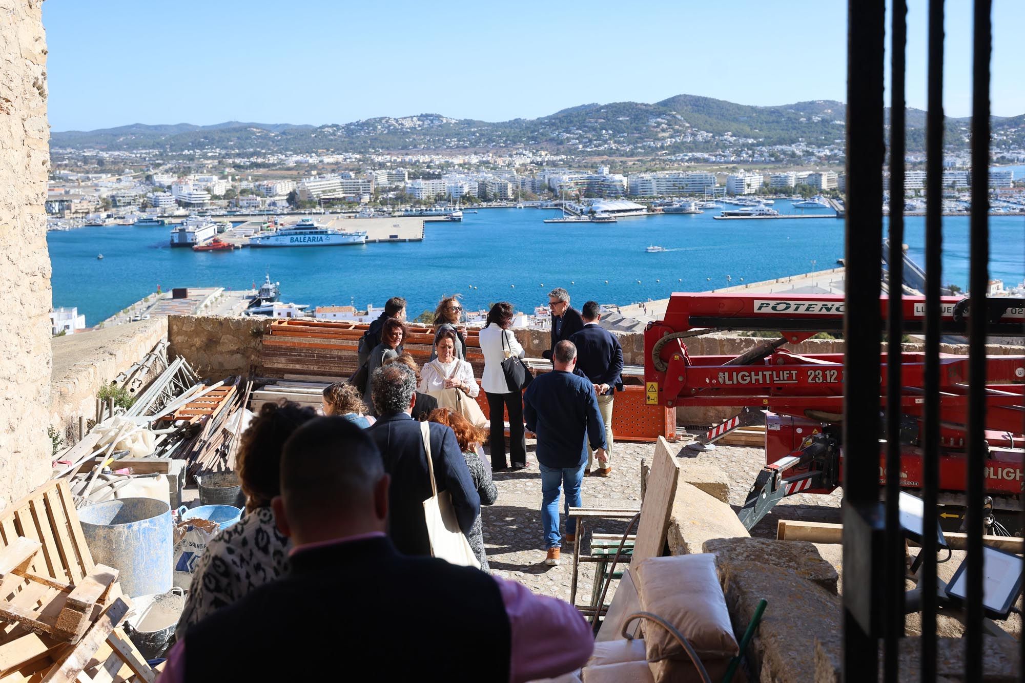 Vista a Ibiza del Secretario de Estado de Cultura