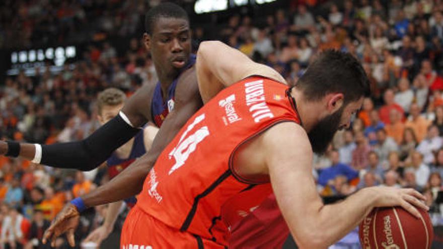 Dubljevic, en el partido ante el Barça.