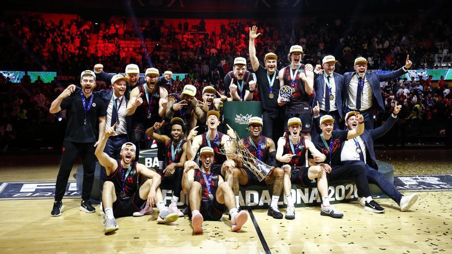 El conjunt lituà celebrant la seva primera BCL